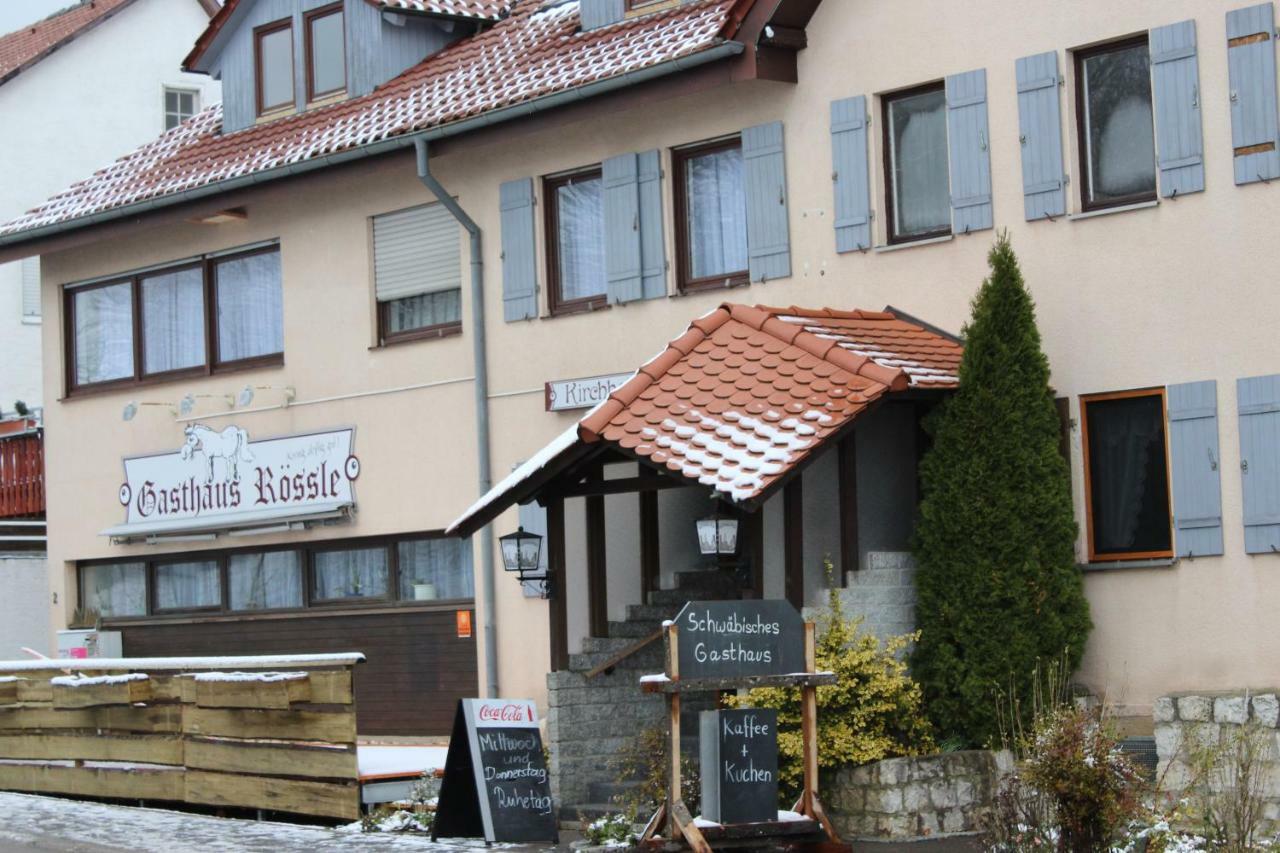 Gasthof Roessle Ochsenwang Bissingen an der Teck 외부 사진